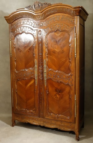 Armoire rennaise en merisier - Mobilier Style 