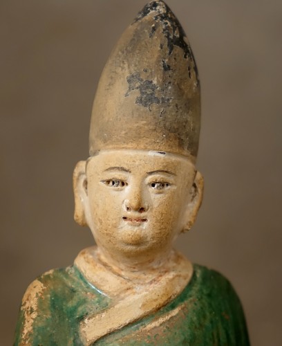 Grande statuette Mingqi - Chine époque Ming - Antiquités Philippe Glédel