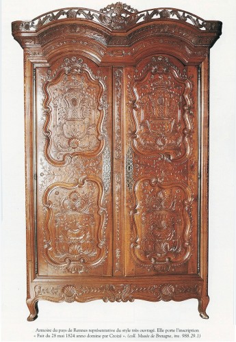 Mobilier Armoire - Armoire rennaise par Charles II Croizé