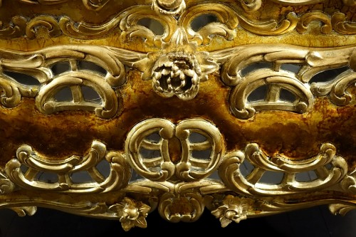 XVIIIe siècle - Deux commodes d'apparat siciliennes "aux cent miroirs"