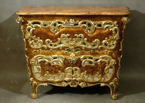  - Deux commodes d'apparat siciliennes "aux cent miroirs"