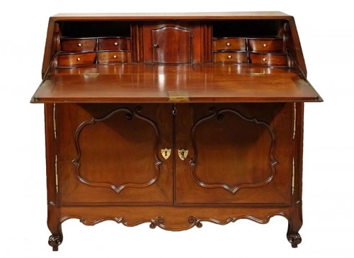 Scriban nantais en acajou massif