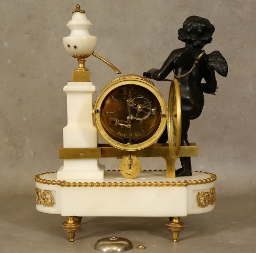 XIXe siècle - Pendule dite "à l'amour rémouleur"