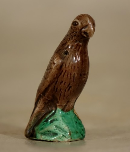 Céramiques, Porcelaines  - Petit perroquet - Chine Kangxi