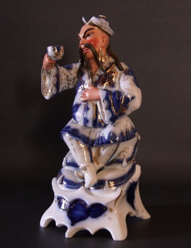 Paire de flacons à parfum par Jacob Petit en porcelaine de Bayeux - Antiquités Philippe Glédel