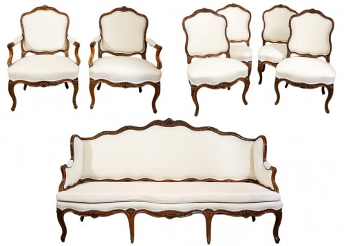 Salon estampillé Nogaret - Ancienne collection Seligmann