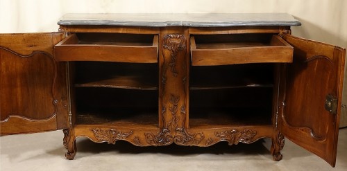 Antiquités - Buffet de chasse d'apparat dit crédence provençale