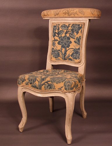 Seating  - Chair &quot;voyeuse d&#039;homme&quot; called &quot;ponteuse&quot; by JN BLANCHARD - XVIIIth