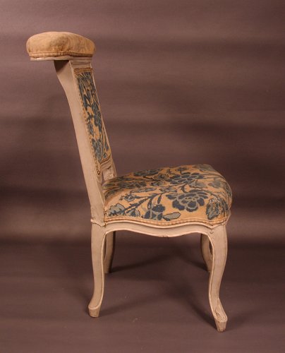 Chair &quot;voyeuse d&#039;homme&quot; called &quot;ponteuse&quot; by JN BLANCHARD - XVIIIth - 