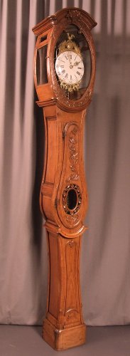 A Late 18th century "Demoiselle de Honfleur" grandfather clock