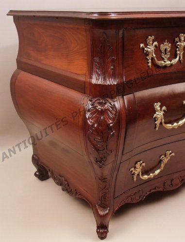 Mobilier Commode - Commode de port rochelaise en acajou de Cuba