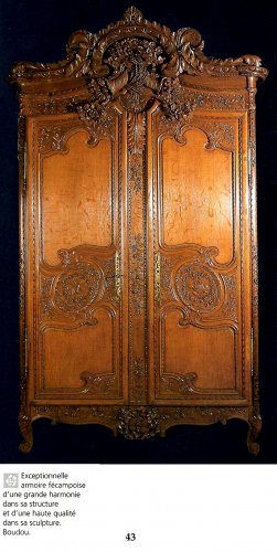 Armoire de mariage fécampoise - Mobilier Style 