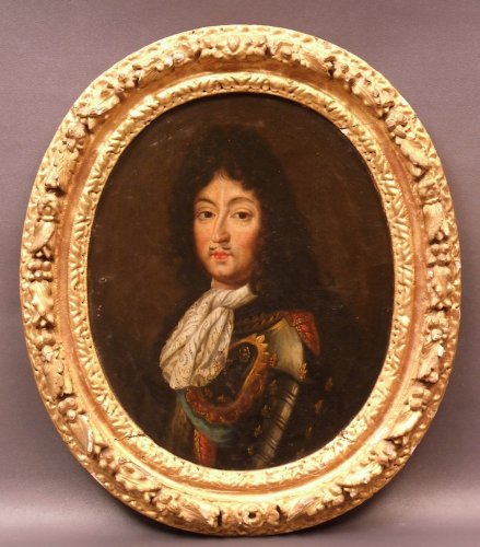Portrait de Louis XIV - Atelier de Mignard vers 1670