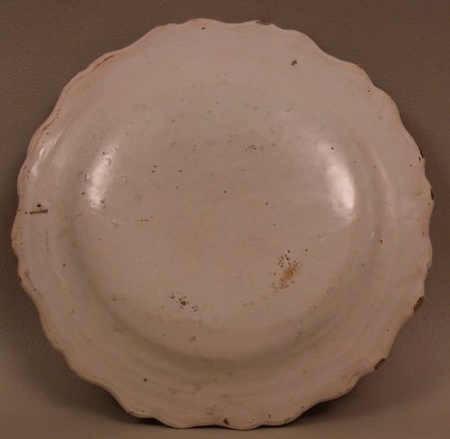 Céramiques, Porcelaines  - Assiette en faïence de Marseille - Fabrique Fauchier