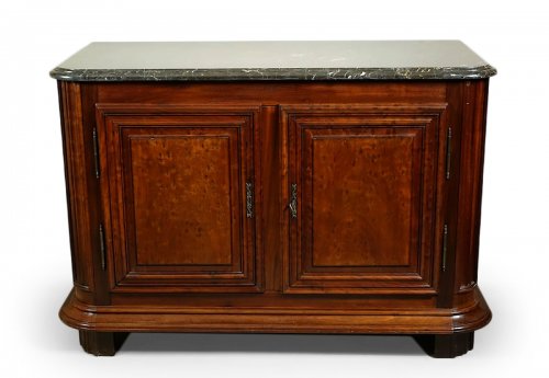 Buffet bas de port en acajou massif - Boulogne XVIIIe siècle