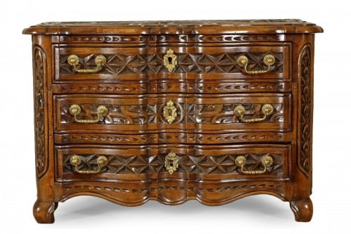 Commode de maîtrise - Art populaire fin XVIIIe - Pyrénées-Atlantiques