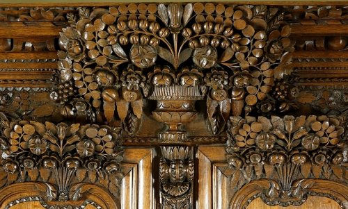 Armoire de mariage de Bayeux - Normandie XIXe siècle - Antiquités Philippe Glédel