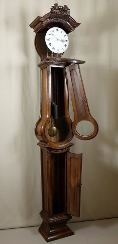 Horloge de parquet normande XVIIIè dite demoiselle de Bayeux - Horlogerie Style Louis XVI