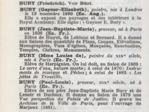 Grande nature morte signée Louise de Bury datée 1873 - Napoléon III