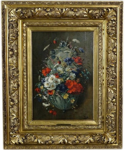 Bouquet de fleurs des champs - E. H. Cauchois (1850 - 1911)