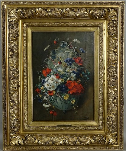 Napoléon III - Bouquet de fleurs des champs - E. H. Cauchois (1850 - 1911)