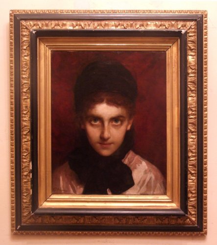 Henriette Browne - PORTRAIT OF AN ORIENTAL JEW YOUNG LADY