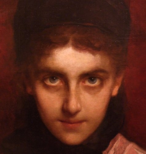 Paintings & Drawings  - Henriette Browne - PORTRAIT OF AN ORIENTAL JEW YOUNG LADY