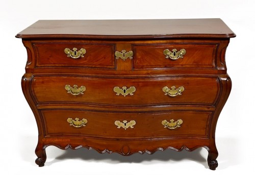 Commode bordelaise en acajou massif - Bordeaux XVIIIe siècle