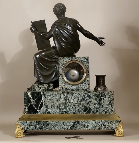 Antiquités - Importante pendule néoclassique de la Maison Denière à Paris