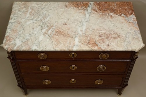 XVIIIe siècle - Commode néoclassique - Paris - Époque Louis XVI