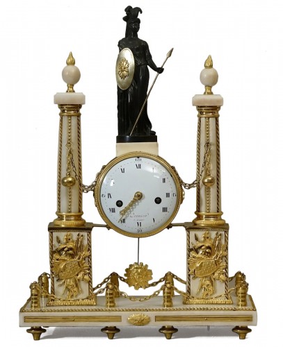 Pendule portique Louis XVI de Cronier