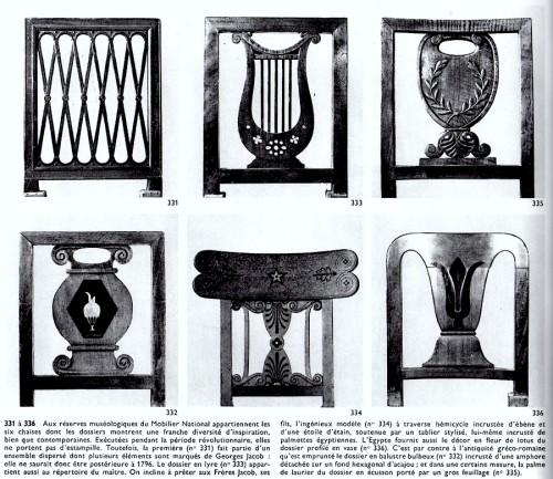 Paire de chaises à l'étrusque en acajou - Antiquités Philippe Glédel