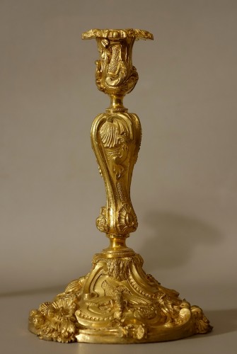 Luminaires Bougeoirs et Chandeliers - Paire de flambeaux époque Napoléon III