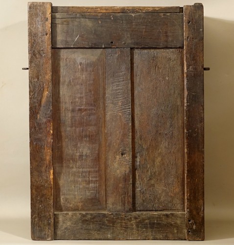 XVIe siècle et avant - Petite armoire murale de sacristie d'époque Première Renaissance