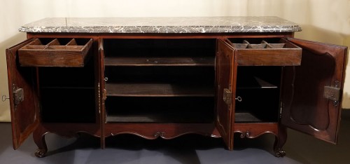 Mobilier Buffet - Enfilade en acajou de Cuba - Nantes XVIIIe siècle