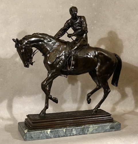 Isidore-Jules Bonheur (1827-1901) - Le grand jockey - Sculpture Style 