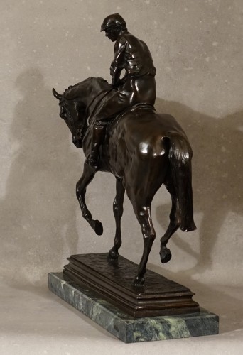 Sculpture Sculpture en Bronze - Isidore-Jules Bonheur (1827-1901) - Le grand jockey