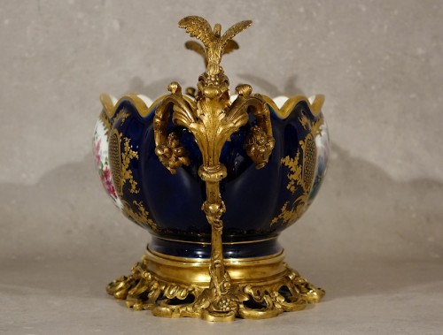 Jardinière en porcelaine montée bronze - Époque Napoléon III - Napoléon III