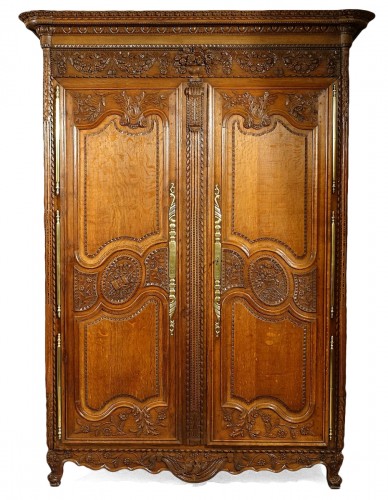 Armoire de mariage viroise de l'atelier Banvillet