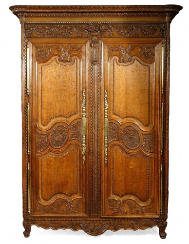 Armoire de mariage viroise de l'atelier Banvillet