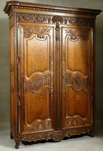 Mobilier Armoire - Armoire de mariage viroise de l'atelier Banvillet