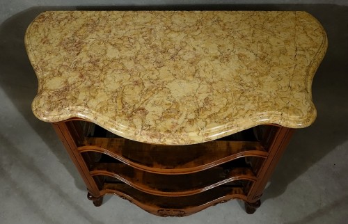 Petite commode d'entre-deux d'époque Louis XV - Antiquités Philippe Glédel