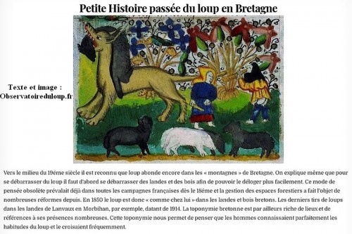 Armoire aux intarsias anthropomorphes et zoomorphes d'une chasse aux loups - Louis-Philippe