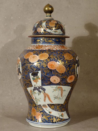 Important vase couvert - Japon époque Edo - Fin XVIIe - Antiquités Philippe Glédel