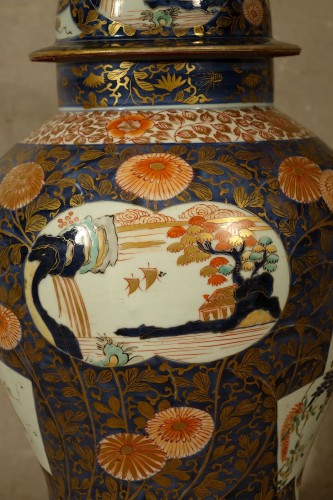 XVIIe siècle - Important vase couvert - Japon époque Edo - Fin XVIIe