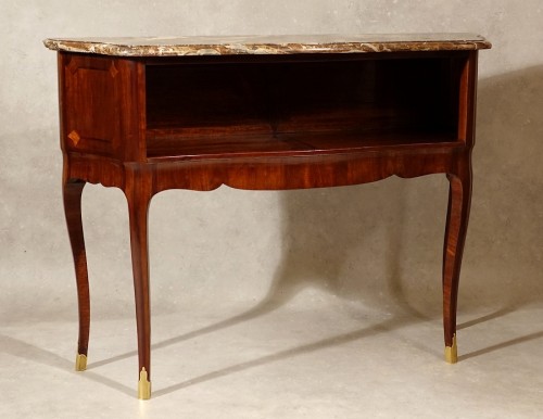 Desserte en console parisienne d'époque Louis XV - Antiquités Philippe Glédel