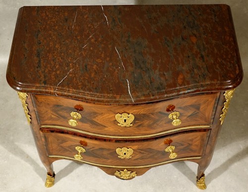 Commode Régence with Indians and Chimeras by Doirat - 
