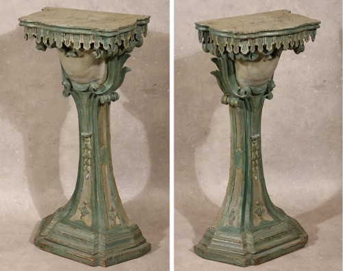 Mobilier Console - Console d'applique piémontaise - Italie début XVIIIe