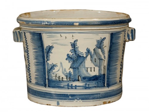 Caisse (ou encore vase ou pot) à oranger - Nevers début XVIIIe