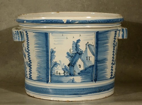 Porcelain & Faience  - Orange tree planter - Nevers early 18th century